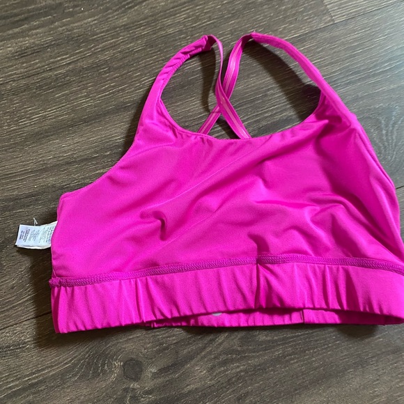 Joe Fresh Active Kid's Girl's Sports Bra Bralette Bra Pink Size XL - Picture 6 of 6
